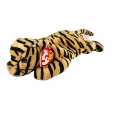 Vintage Ty Beanie Baby Stripes the Tiger 9 Inches With Tags