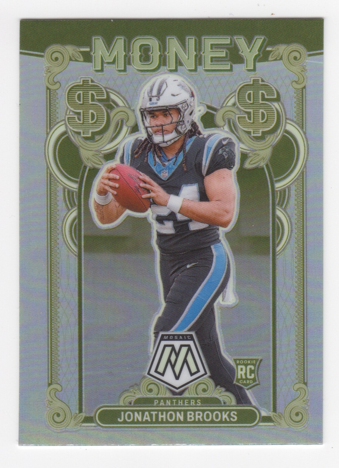 2024 Panini Mosaic Football JONATHON BROOKS Money SSP Rookie RC Case Hit #12