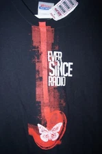 EVER SINCE RADIO Ocean City Maryland MySpace EMO ROCK Band M T-Shirt Vintage Y2K