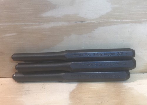 ( Lot Of 3) SK Roll Pin Punches 3/8” 7/16” 1/2”. #6162,6164,6166 New. - Picture 4 of 7