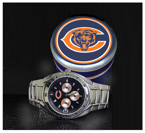 Chicago Bears NFL Stainless Steel Watch 
