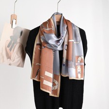 New Boutique 100 Mulberry Silk 12 Momme Plain satin Soft Scarf Print 173  55cm