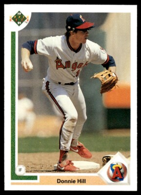 1991 Upper Deck #211 Donnie Hill California Angels
