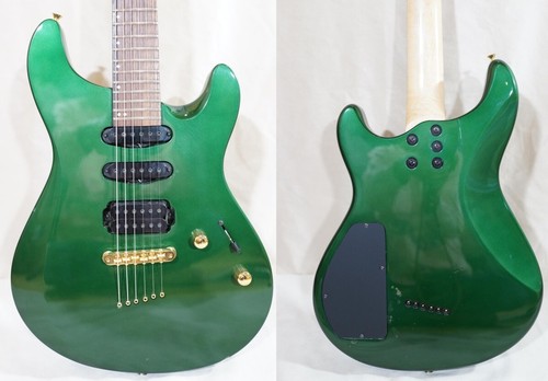 Utiliza 2006 FERNANDES DRAGONFLY X Guitarra Eléctrica Metálico Verde Cuello  Delgado 24 Trastes | eBay