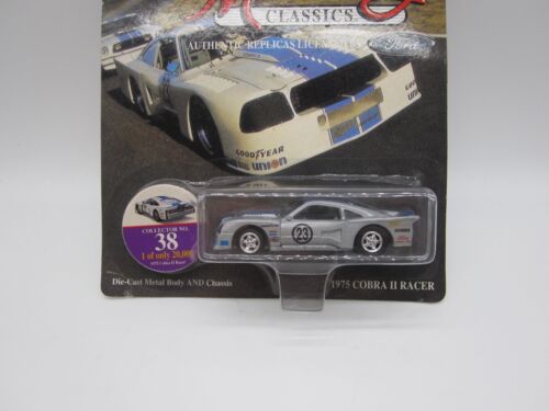 Vtg Johnny Lightning Silver 1975 Cobra II Racer Mustang Classics #19 - NEW MOC - Picture 3 of 12