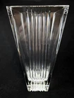 Vintage Tiffany & Co Crystal Metropolis Square Vase 10 3/4" Art Deco