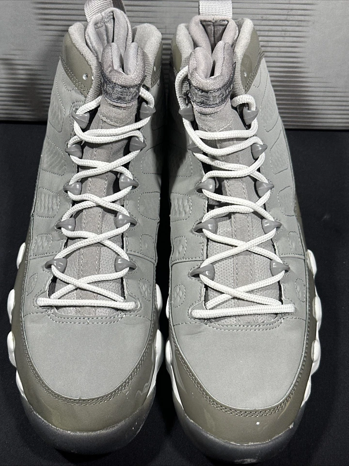 2002 Air Jordan IX 9 классный серый 302370 011 OG ретро белый размер 9,5 мужчин - Изображение 4 из 4