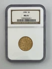 1906 Liberty Head $5 Gold Coin NGC Graded MS 61