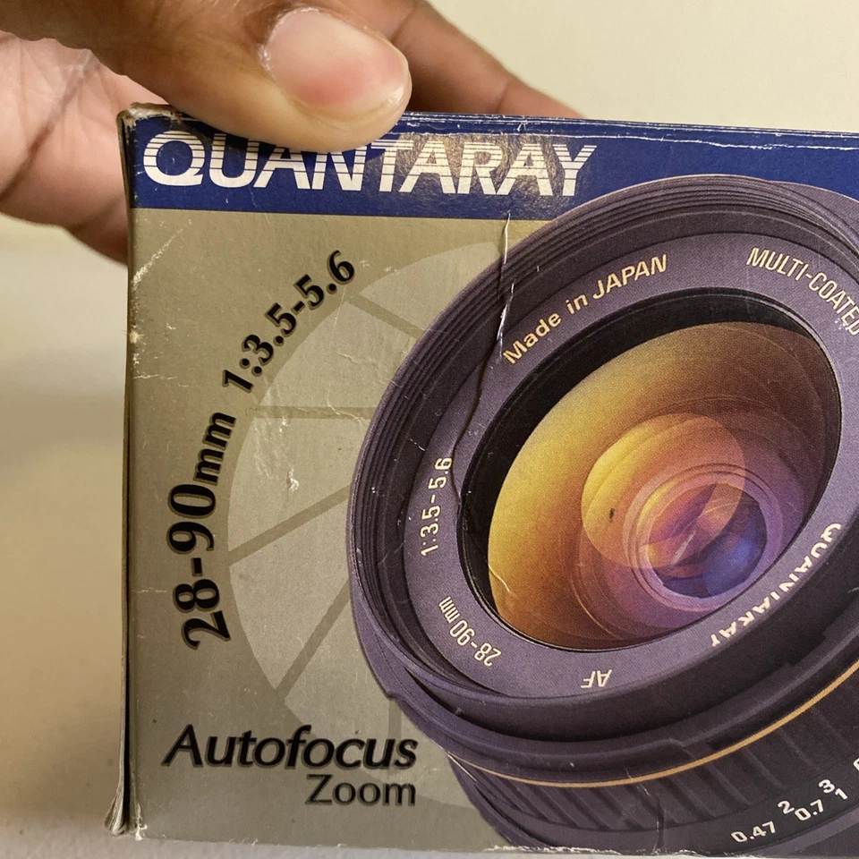 Quantaray 28-90mm 1:3.5-5.6 Zoom Autofocus Lens For Nikon AF-D (D4) - Image 2 of 4