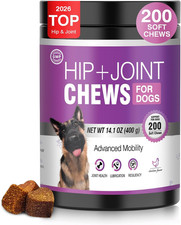 Glucosamine for Dogs 200Pcs Joint Support Supplement Dog Hip and Joint Chondroit