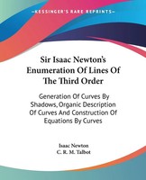 Sir Isaac Newton's Enumeration Of Lines Of The Third Order | Isaac Newton | Buch