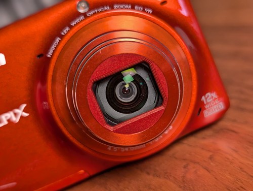 Nikon COOLPIX S6500 16.0MP orange Digital Camera 16MP 12X Zoom English in works - Picture 10 of 12
