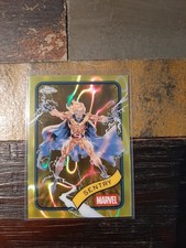 2025 Topps Chrome Marvel Sentry Yellow Lava Refractor #168