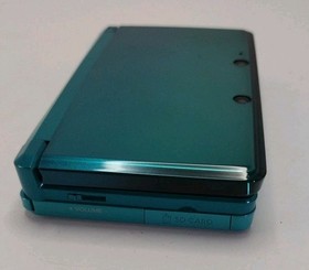Nintendo 3DS Aqua Blue Handheld System with Box Charger &ndash;Good Condition Tested