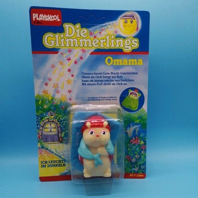 GLO Friend Die Glimmerlings Figure Playskool Hasbro Sleeping Omama Glonny