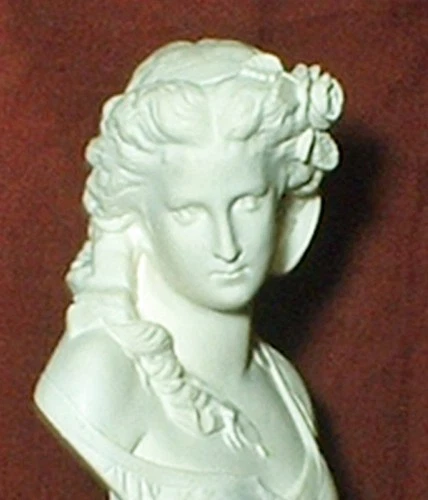 13 inch Female Woman Bust Statue