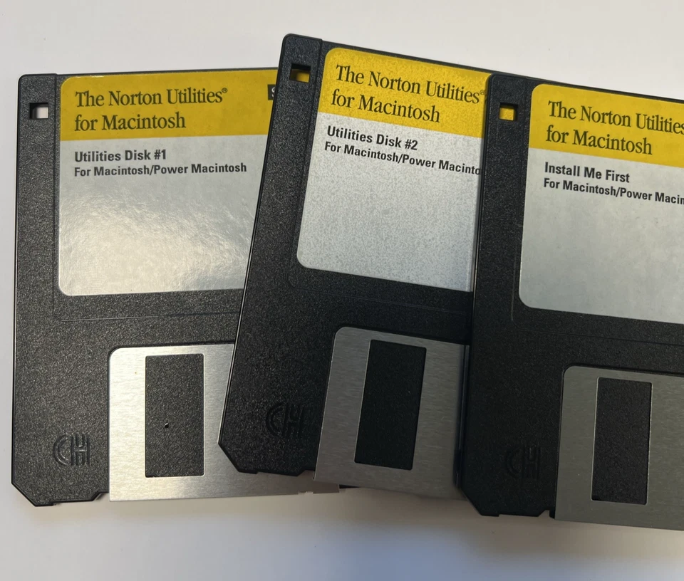 SYMANTEC THE NORTON UTILITIES Floppy Disks Software Version 3.1 Mac - Image 2 of 4