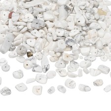 Chip Stone Beads, 350Pcs Crystals Gemstone for DIY Jewelry Making, White Pine