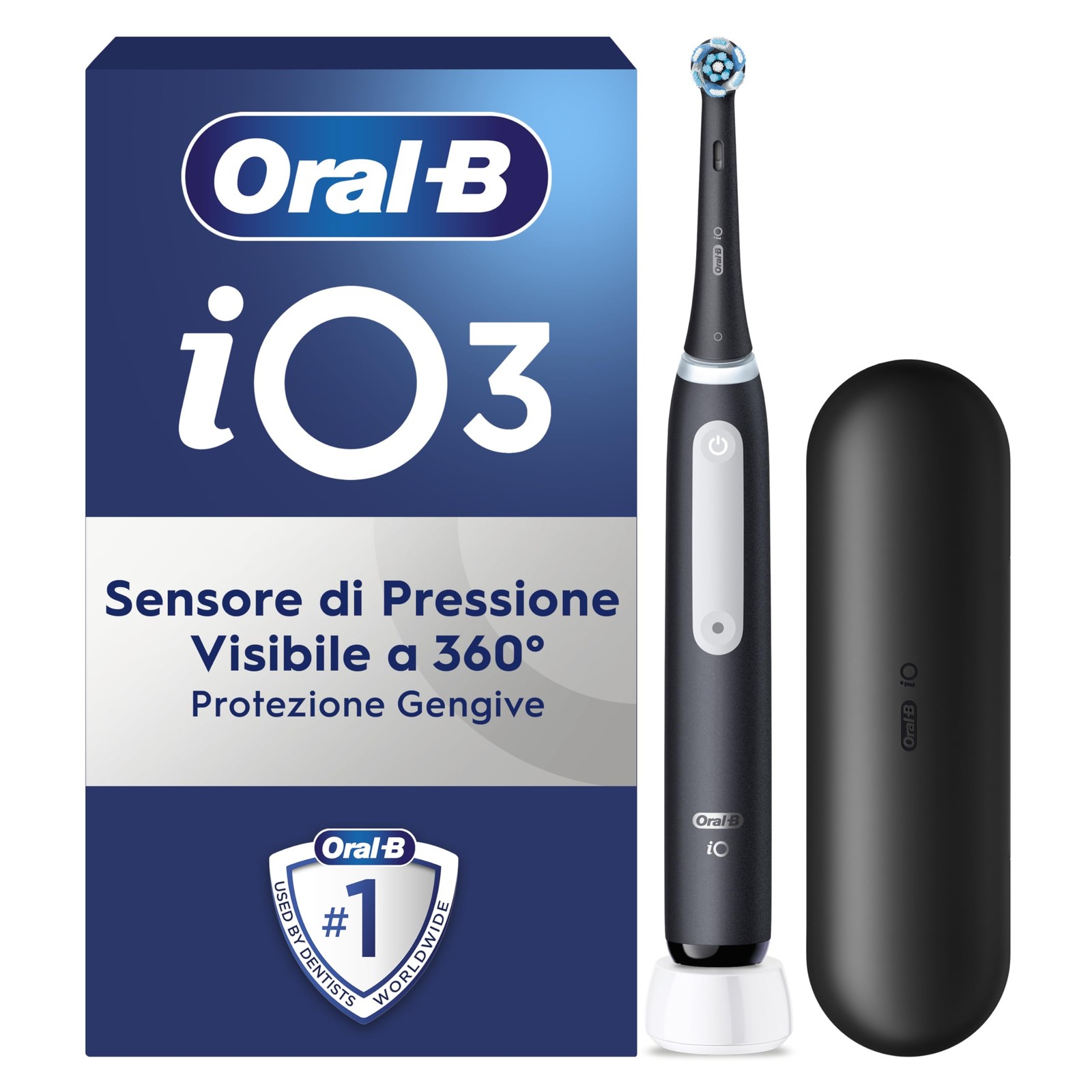 Oral-B iO 3 Spazzolino Elettrico Nero: Pulizia Professionale a Casa
