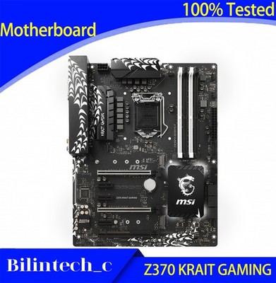 FOR   Z370 KRAIT GAMING Motherboard Coral Snake 1151 PIN Supports i7 8700K #wd