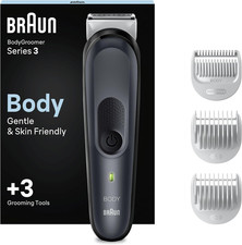 Image of Braun Body Groomer 3, Manscaping Tool for Men with Skinshield Technology, Sensit