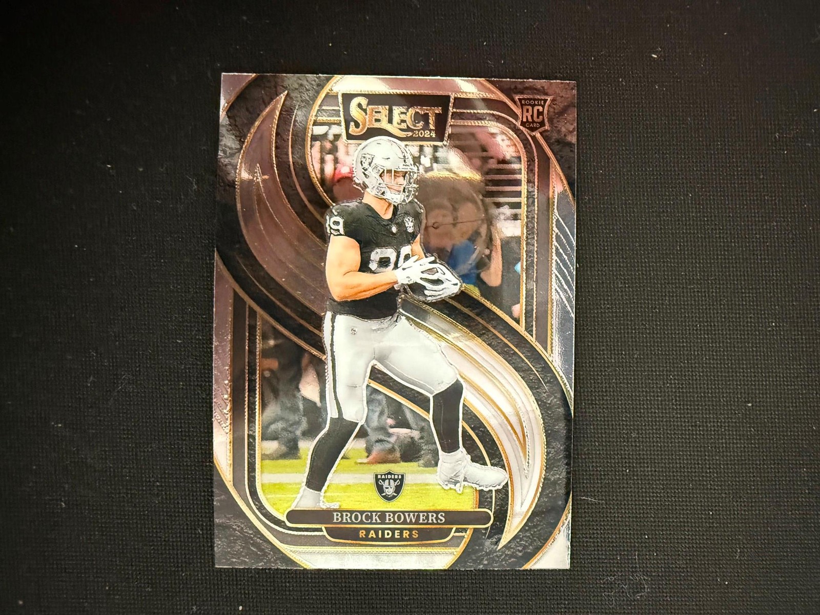 Brock Bowers 2024 Panini Select Rookie RC Premier Level Las Vegas Raiders D55