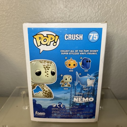 Funko Pop! Figura de vinilo abovedada tortuga marina Disney Pixar Finding Nemo CRUSH #75 - Imagen 3 de 14