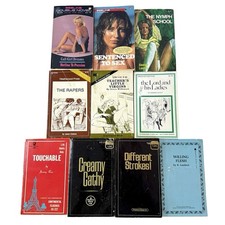 Lot 10 XXX Vintage Adult Smut Erotica Paperback Books 70s & 80s Bee Line Orpheus