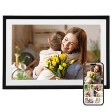 10.1 Inch Digital Picture Frame 32GB IPS Touchscreen 2-Pack Wi-Fi Photo Frames