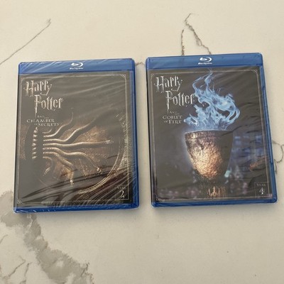 Harry Potter Blu-ray Lot of 2 Chamber of Secrets & Goblet of Fire NEW & SEALED!