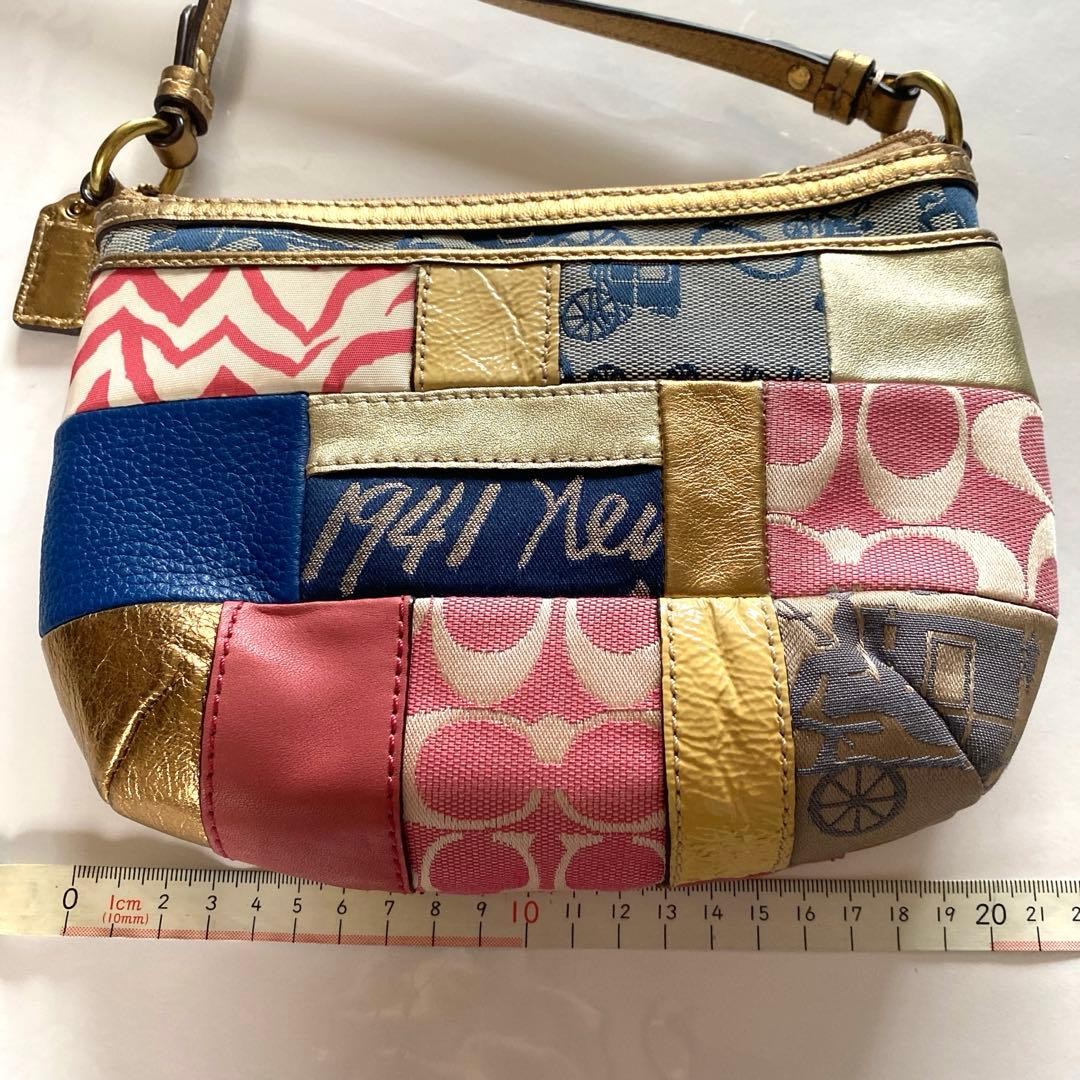 Coach Multicolor Tote Bag Patchwork - image 4