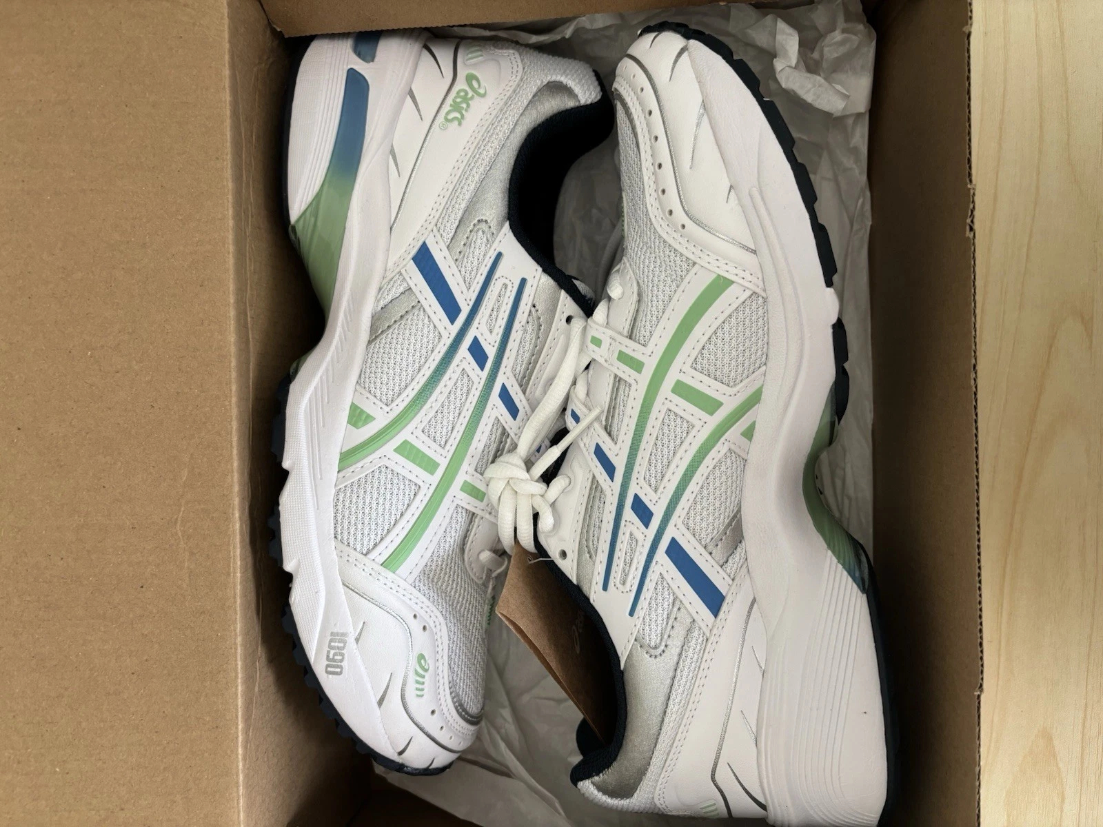 ASICS ASIC Gel 1090 Nuovo White Coast Blue UK 8