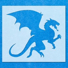 Dragon Stencil: Mylar Airbrush Wall Art Painting Crafts 3 - 190 Micron, DIY