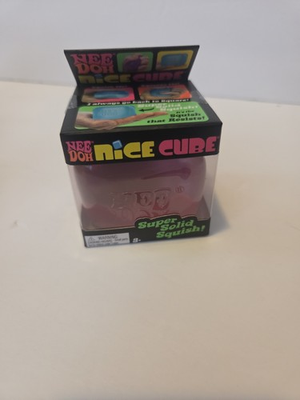 #ad NeeDoh Nice Cube Satisfying Square Shape Sensory Toy Pink new in box viral $12.00