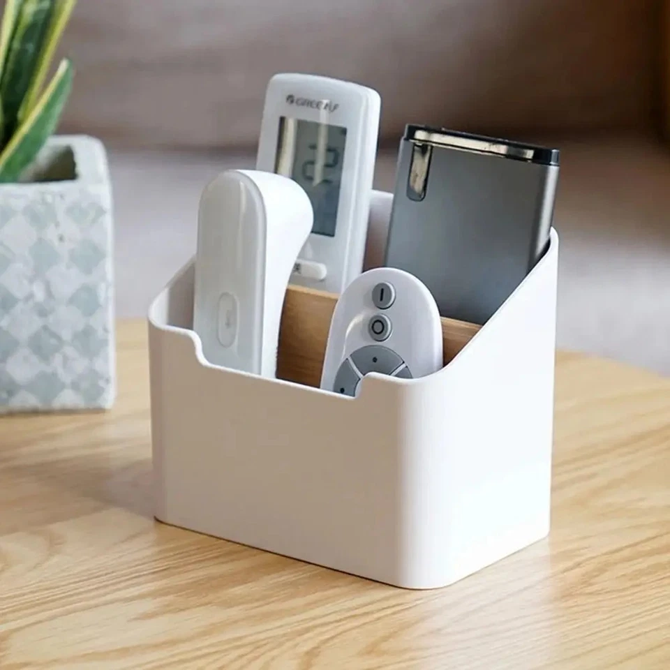 Multipurpose Desktop Storage Box TV Remote Control Holder Organizer - Image 3 of 4