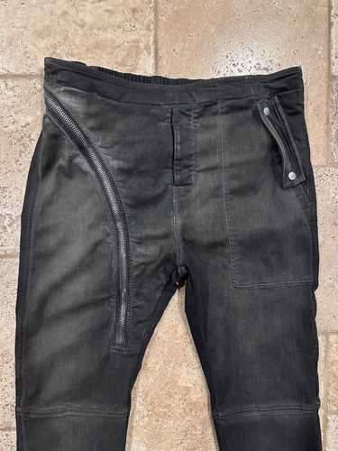 Rick Owens DRKSHDW Aircut SS23 Dark Dust Denim Joggers - Picture 3 of 14