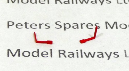 Dapol 113327 Class 121 / 122 OO Gauge Lamp Brackets Red (Pair) | Condition: New