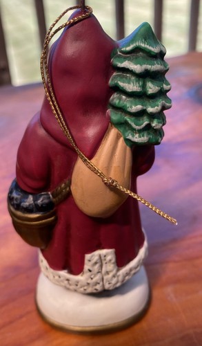 Ornamento Babbo Natale Vintage 1983 Vigilia di Natale INC 1880 Edizione Limitata - Foto 4 di 6