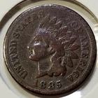 1885 Indian Head Cent - VG - Toned **Semi-Key: 11,765,384 Minted**