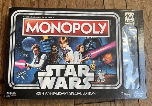 Star Wars Monopoly 40Th Anniversary Collectors Edition(mint And Awesome) 