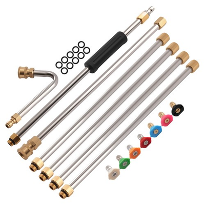 #ad 15quot; Pressure Washer Extension Wand for Pressure Washer Stainless Steel 7 Nozzles $30.80