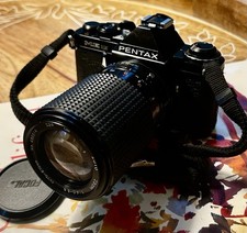 Gorgeous Pentax ME Super 35mm Film Camera, With 70-210 Zoom, Black, Film Tested