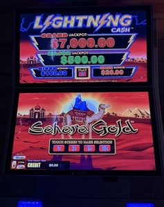 Aristocrat Helix Software, Gen8, SAHARA GOLD LIGHTING CASH NSW TESTED W/SIM FUN