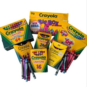 crayola vintage large lot of crayons rare