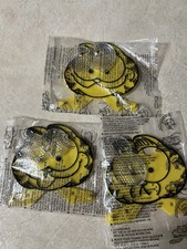Vintage Sealed 1978 Kellogg  s Garfield The Cat Bicycle Reflectors - Lot of 6