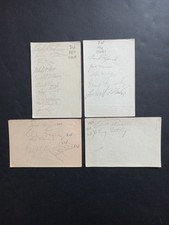 1950 Indianapolis Indians  Autographs Al Lopez Elmer Riddle Ed Fitzgerald