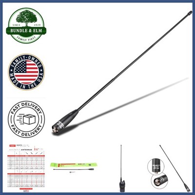 Flexible Whip Antenna for VHF/UHF Radios, Enhanced Performance and Durability