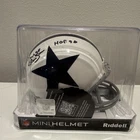 Mel Renfro  Signed Dallas Cowboys Mini Helmet HOF 96 Beckett BAS Auth