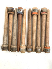 Wood Bobbins Wood Quills Vintage Factory Recl...