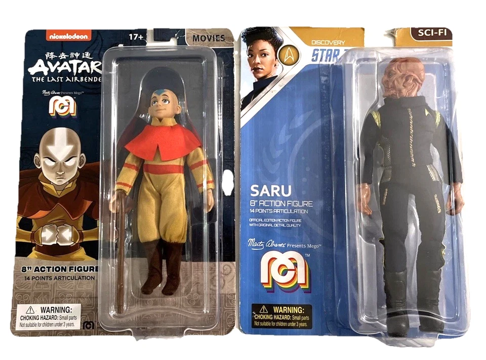 Mego - World’s Greatest Mego Monsters - Flocked Fly & Werewolf 8" Lote Foto 4 de 4